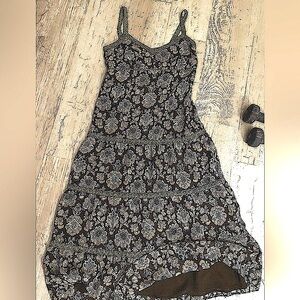 Lovely Maxi Dress with Bands of Color